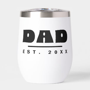 DAD Est. 20XX Modern Minimal Stainless Steel