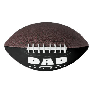 DAD Est. 20XX Modern Typography Personalised American Football