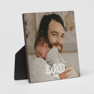 Dad Est Photo Gift Father Keepsake Plaque
