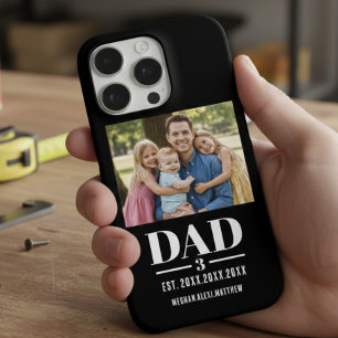 Dad Est. Year Name Number Photo Script iPhone 16 Pro Case