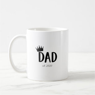 Dad Established 2020   Personalised Coffee Mug