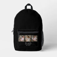 Dad Established 3 Photo Black