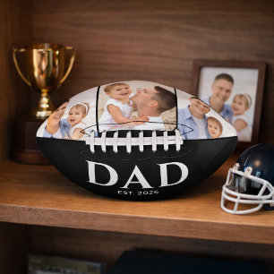 Dad Established Black 3 Photo American Football