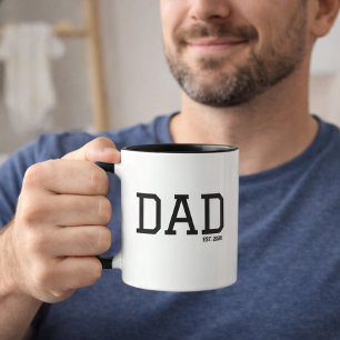 Dad Established Customisable Year Father's Day Mug