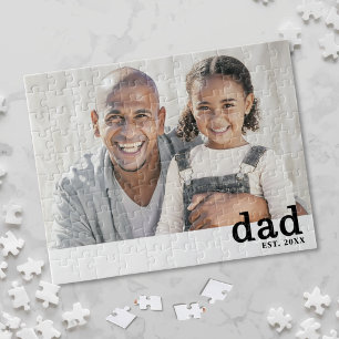 Dad Established Father Photo Jigsaw Puzzle