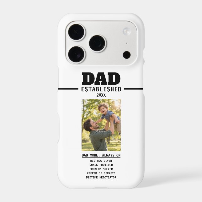 Dad Established Fatherhood Gift (Back)