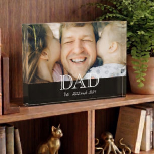 Dad Established Modern Bold Photo Block