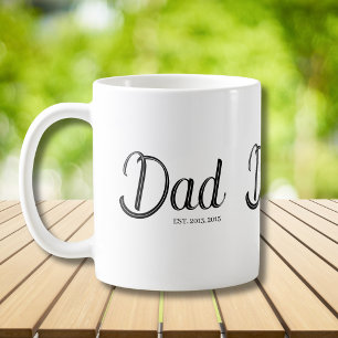 Dad Established New Dad Gift Coffee Mug