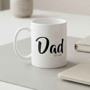 Dad Established New Dad Gift Coffee Mug