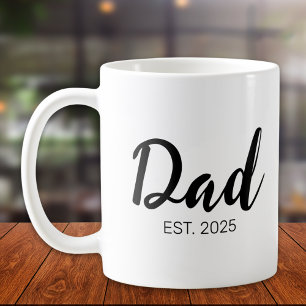Dad Established New Dad Gift  Coffee Mug