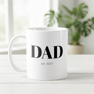 Dad Established New Dad Gift Coffee Mug