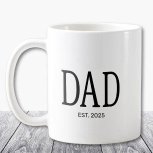 Dad Established New Dad Gift Coffee Mug