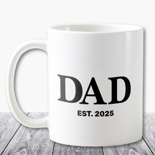 Dad Established New Dad Gift  Coffee Mug