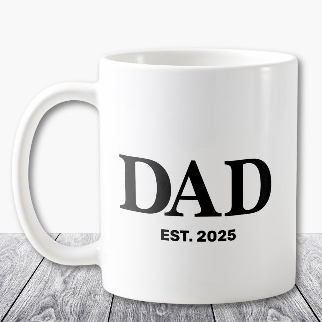 Dad Established New Dad Gift  Coffee Mug (Creator Uploaded)