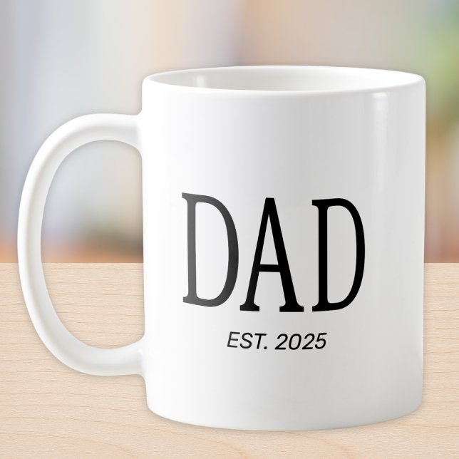 Dad Established New Dad Gift  Coffee Mug (Creator Uploaded)