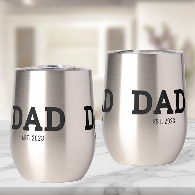 Dad Established New Mom Gift Thermal Wine (Creator Uploaded)