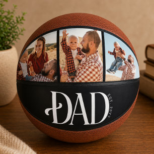 Dad Established Photo Basketball