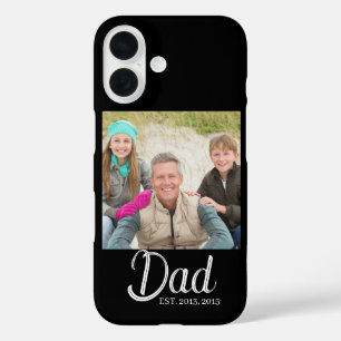 Dad Established Photo  iPhone 16 Case