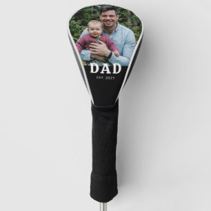 Dad Established Photo Gift Golf Head Cover
