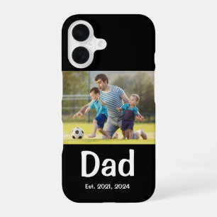 Dad Established Photo iPhone 16 Case