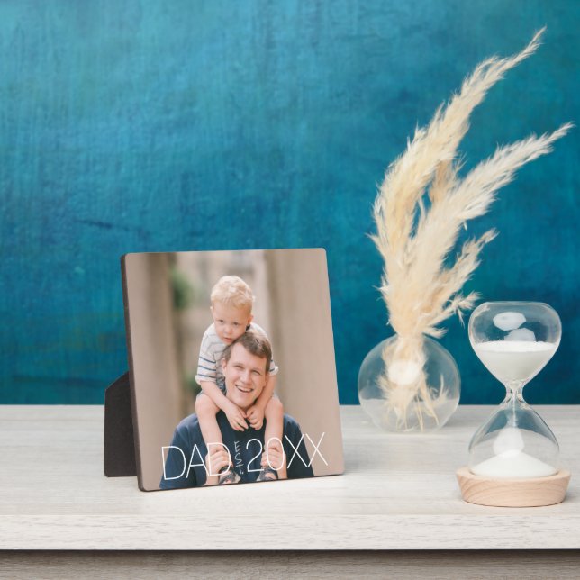 Dad Established Photo  Plaque (Insitu)