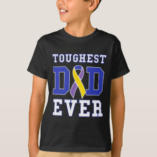 Dad Ever - Bladder Cancer Awareness Ribbon  T-Shirt