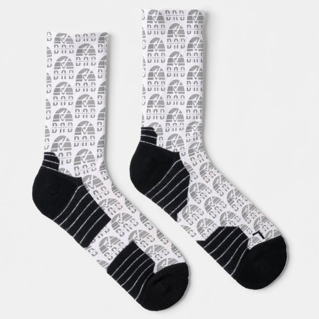 Dad Ever: Fatherhood as an Antique Visual Emotion Socks (Right)
