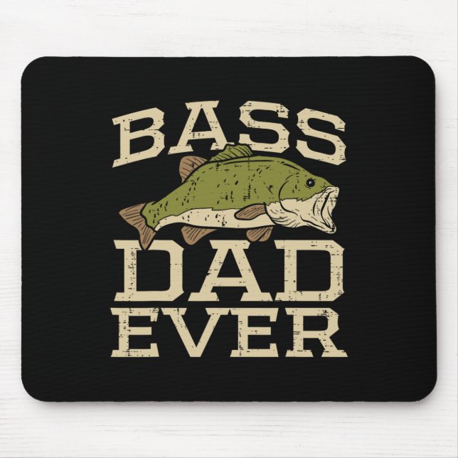 Dad Ever Fishing Fish Fisherman Fathers Day Dad Gi Mouse Mat (Front)