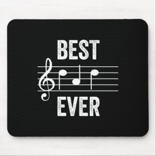 Dad Ever Music Notes Funny Fathers Day Gift Mouse Mat