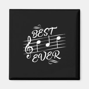 Dad Ever Music Notes Musician Fathers Day Magnet