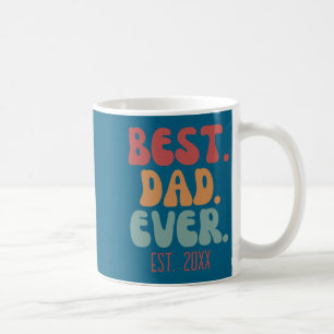 Dad Ever Retro Vintage Font Fathers Day Coffee Mug