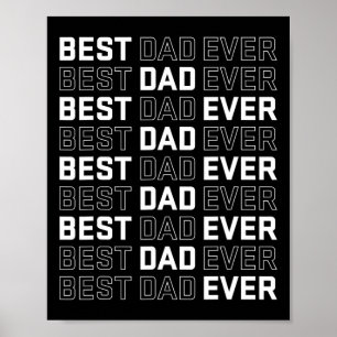 Dad Ever - Unique Father’s Day Men's Poster
