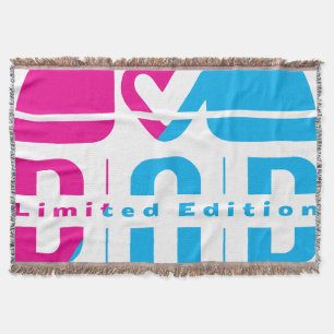 Dad: Expressing a Father's Unconditional Love Throw Blanket