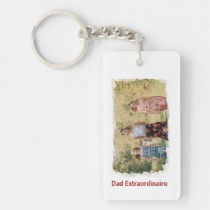 Dad Extraordinaire Best Dad Ever Photo Effects Key Ring