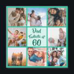 Dad fantastic at 60 birthday photo magnetic card<br><div class="desc">👉 Put a smile on a face with this awesome 60th birthday Dad photo collage magnetic card! - Simply click to personalise this design 🔥 My promises - This design is unique and is designed with you in mind 🙏 Thank you for supporting my small business - If you would...</div>