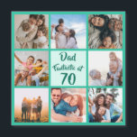 Dad fantastic at 70 birthday photo magnetic card<br><div class="desc">👉 Put a smile on a face with this awesome 70th birthday Dad photo collage magnetic card! - Simply click to personalise this design 🔥 My promises - This design is unique and is designed with you in mind 🙏 Thank you for supporting my small business - If you would...</div>