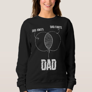 Dad Farts Dad Jokes Bad Puns Joke Daddy Father's Sweatshirt