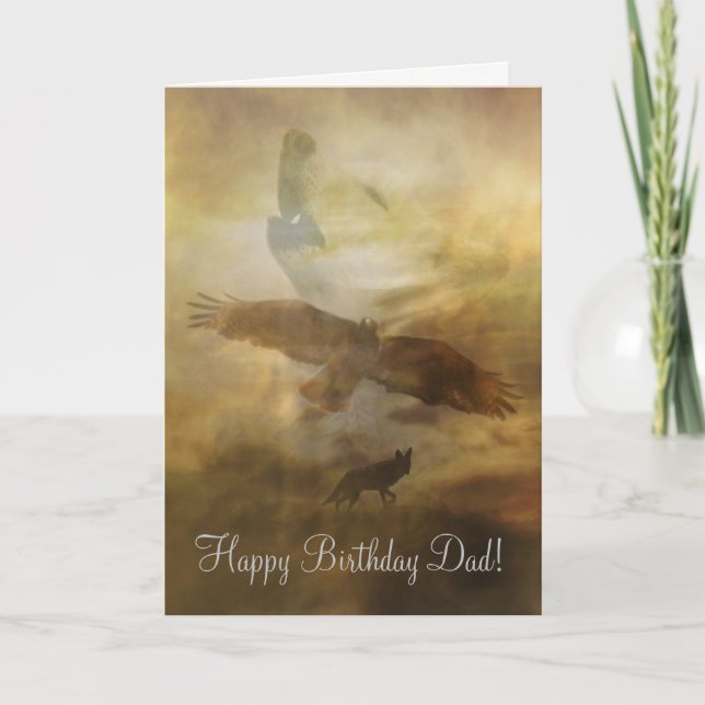 Dad, Father Happy Birthday Card Spiritual Timeless (Front)