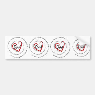 Dad - Fatherly Love Bumper Sticker