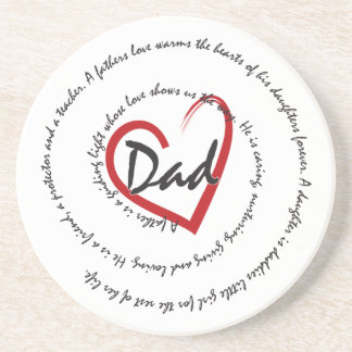 Dad - Fathers Day Coaster