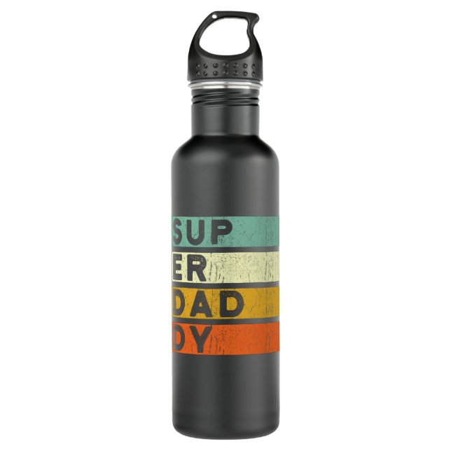 Dad Fathers Day Gift Best Dad 710 Ml Water Bottle (Front)