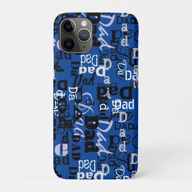 DAD FATHERS DAY Gift Phone Cover Blue (Back)