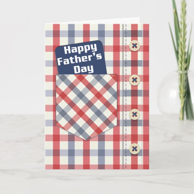 Dad, Father's day greeting card, Happy Father's Card (Front)
