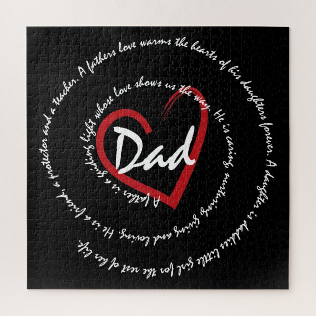 Dad - Fathers Day Jigsaw Puzzle (Vertical)