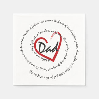 Dad - Fathers Day Napkin