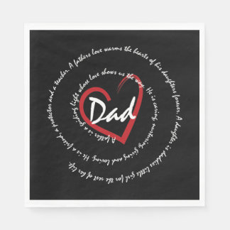 Dad - Fathers Day Napkin