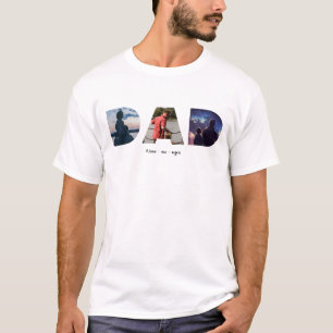Dad Father's day personalised photo gift  T-Shirt