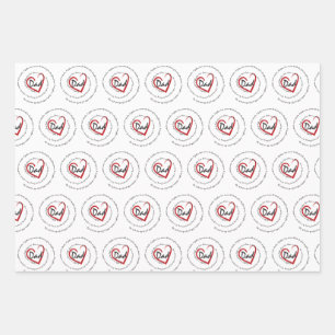 Dad - Fathers Day Wrapping Paper Sheet