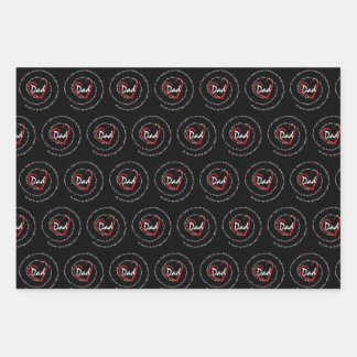 Dad - Fathers Day Wrapping Paper Sheet