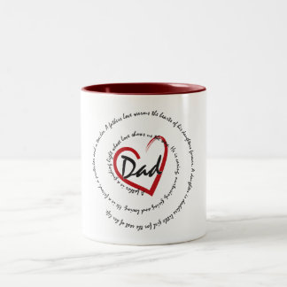 Dad, Fathers, Fathers Day Two-Tone Coffee Mug